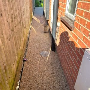 Day 1 - Resin Bound Path Leading From Driveway To Garden