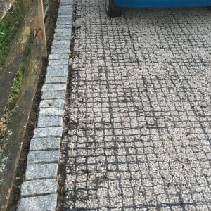 Preparation - Gravel Grid Sub-Base & Edging Stones