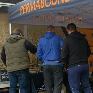 People At PERMABOUND Display - Huws Gray Trade Event