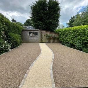Buckwheat and Parmesan Resin Bound Patio and Pathway