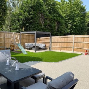 Completed DIY Resin Bound Patio