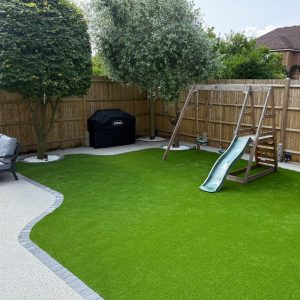 DIY Resin Bound Patio Completed