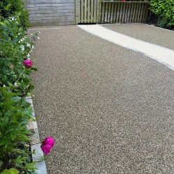 A Grade - Buckwheat Surround and Parmesan Path Installation 2