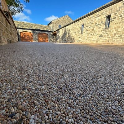 Completed Elk Quartz PERMABOUND Driveway