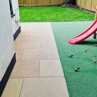 Green Colourbound Surface By London Stone Pathway