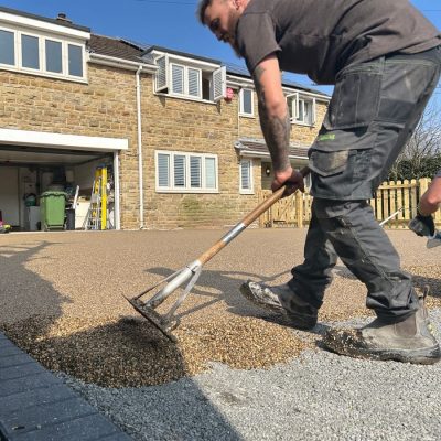 PERMABOUND Driveway Being Installed
