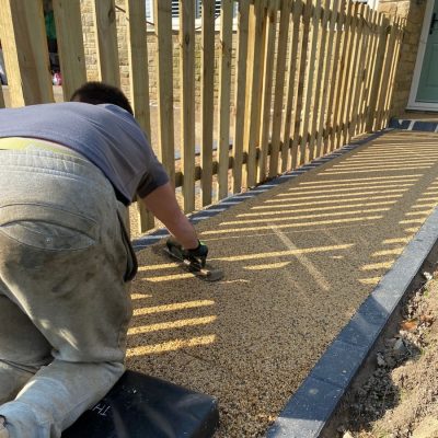 PERMABOUND Pathway Being Installed